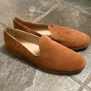 Light brown suede flats